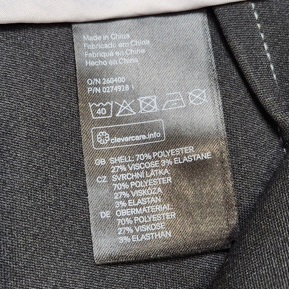 Mini Skirt Pencil skirt Grey color with Silver zipper Size 8 H&M - Picture 16 of 16